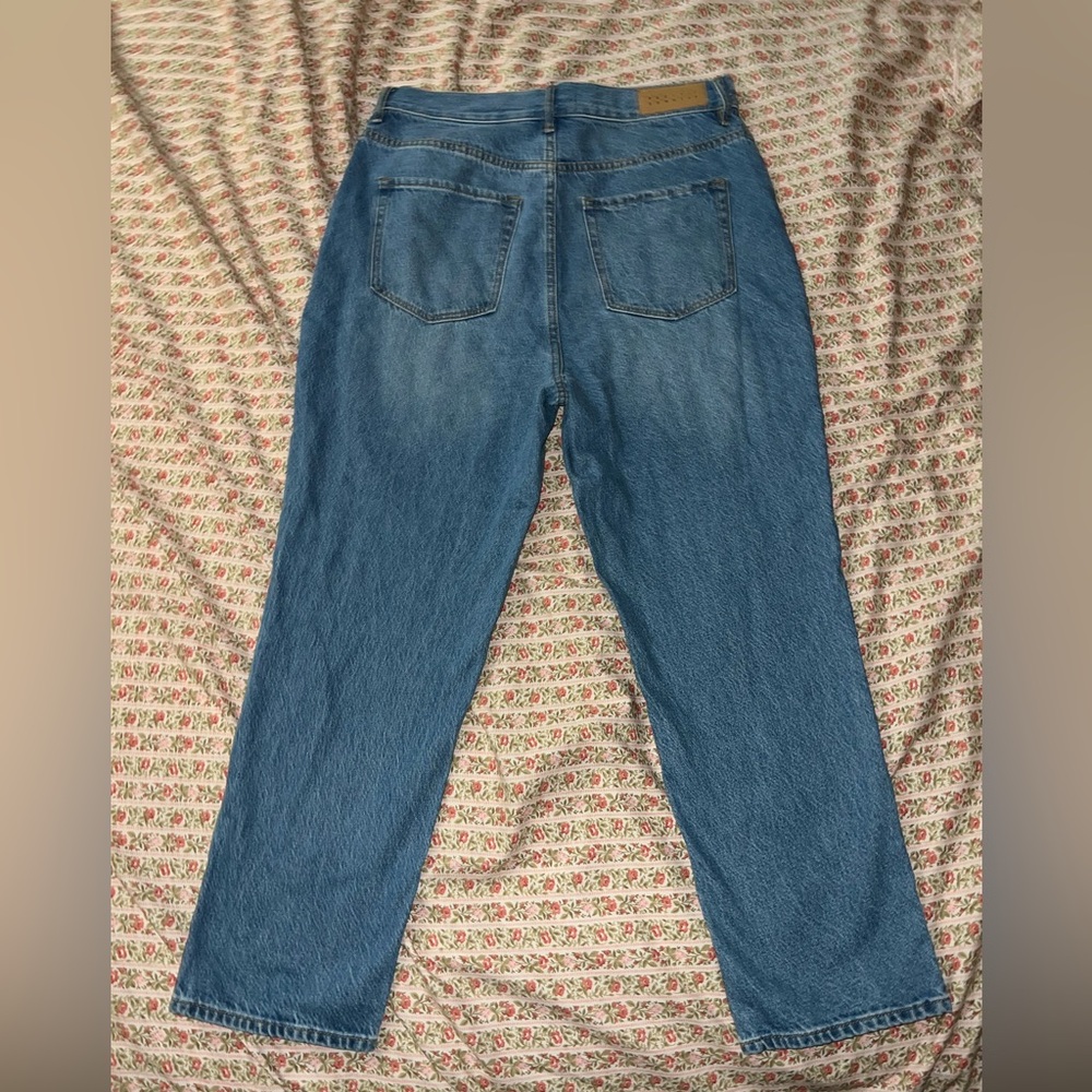 PacSun Women’s High Rise Straight Jeans Medium Wash Size 30 - Picture 2 of 7